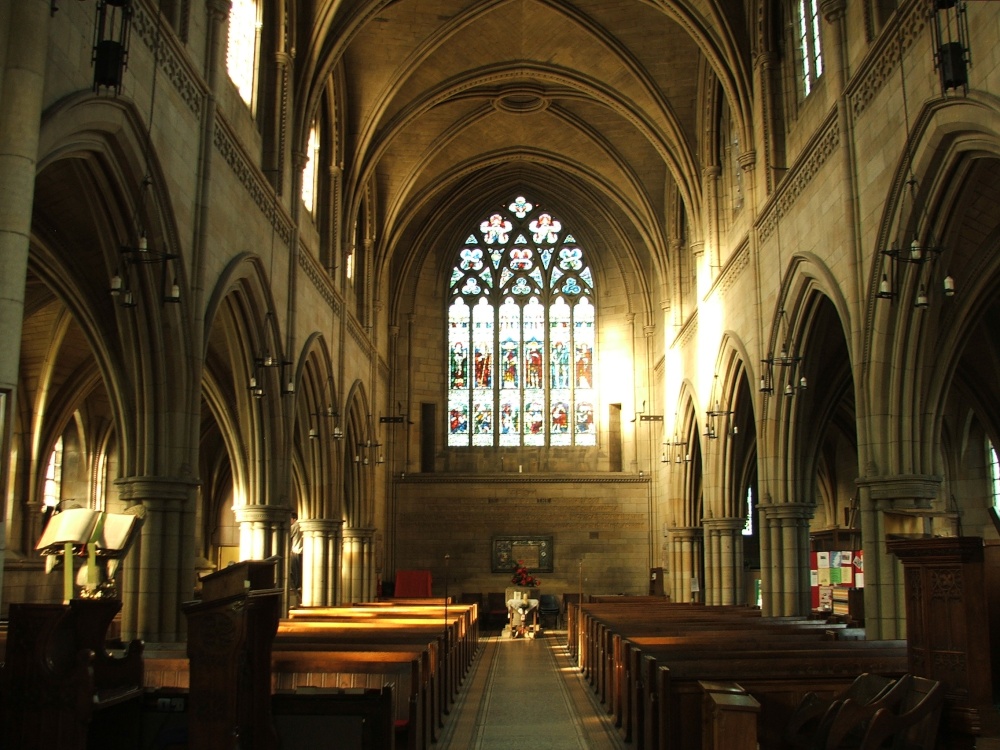 Be still, for the presence of the Lord, the Holy one is here!