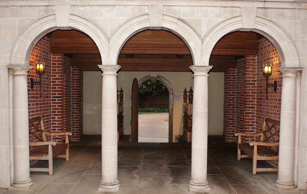 Great Fosters - walkway