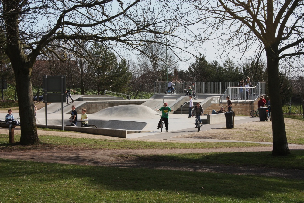Skate Park in Normanston Park