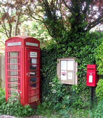 Village  Phone and post  boxes