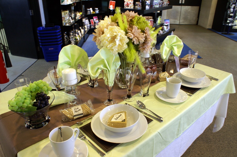 Some glass on display.