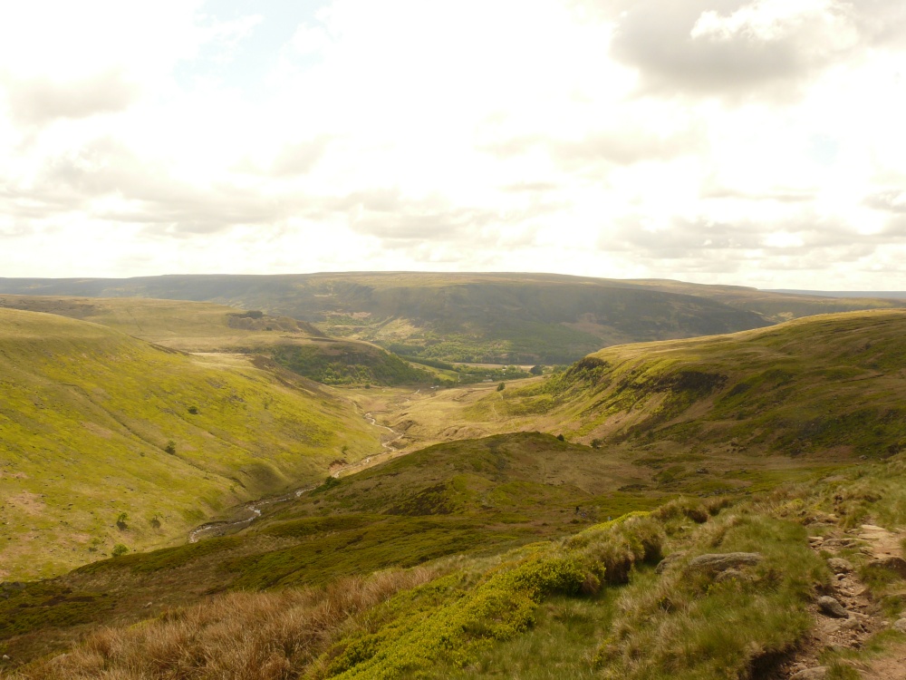 Looking towards Glossop, off the Roman road near Bleaklow