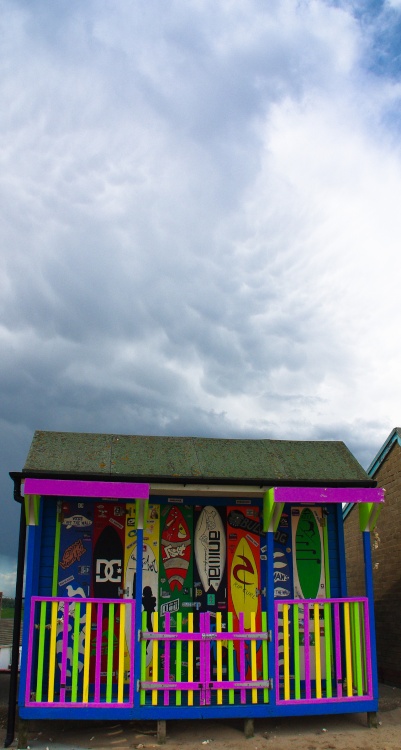 Beach hut, Sutton On Sea, Lincolnshire