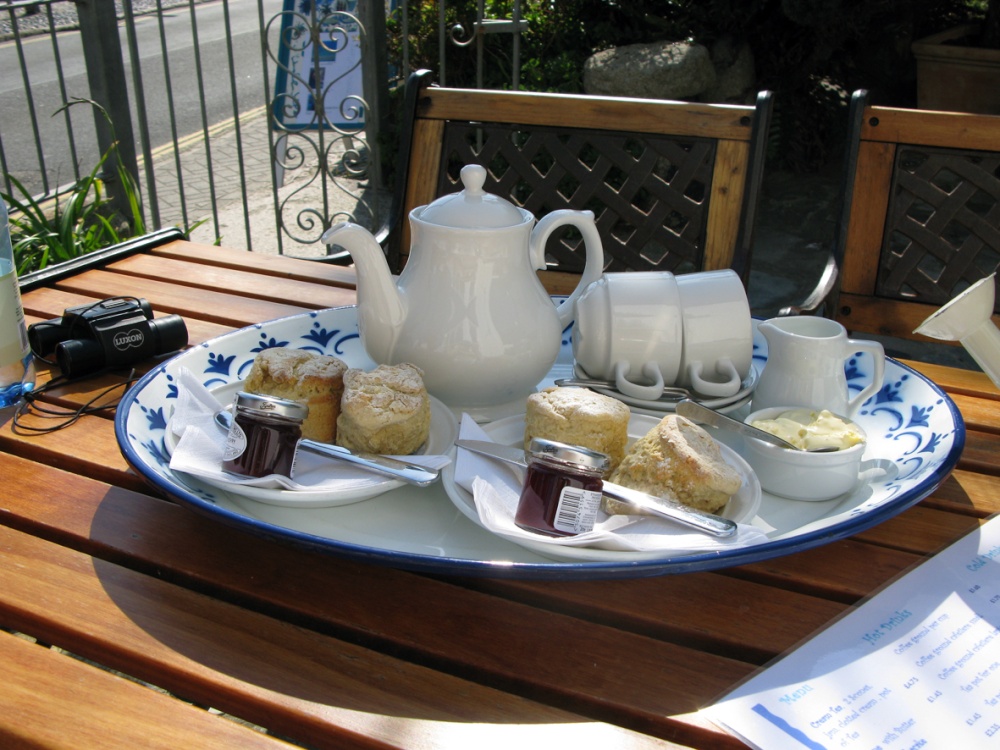 Photograph of Cream tea for two
