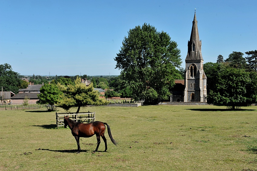 Photograph of St Mark's Church, Englefield.