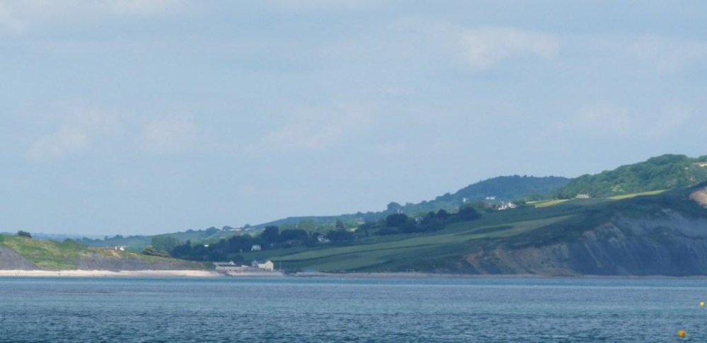Charmouth from the Cobb
