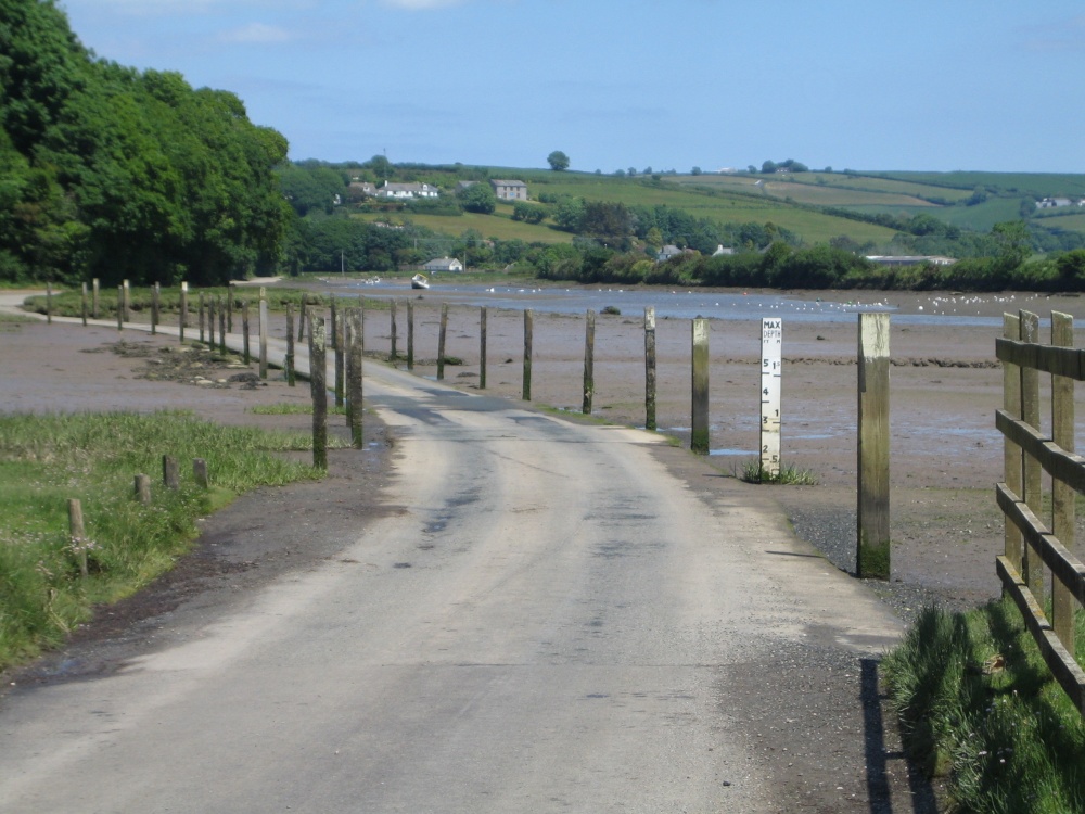 Highway through the sea.