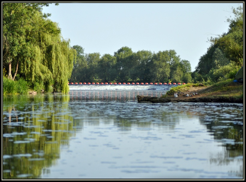 Lincomb weir, morning