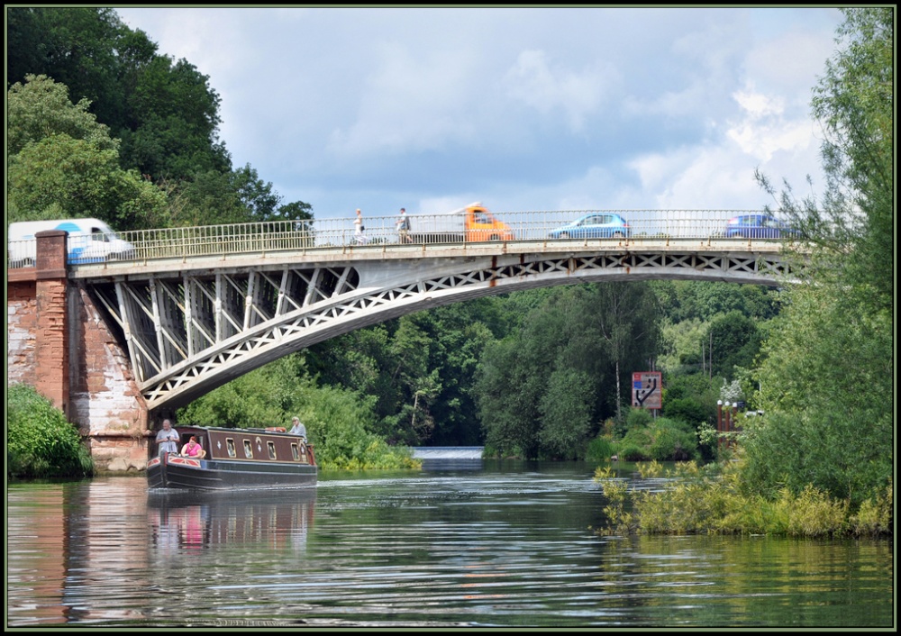 Photograph of Holt Fleet Bridge , River Severn