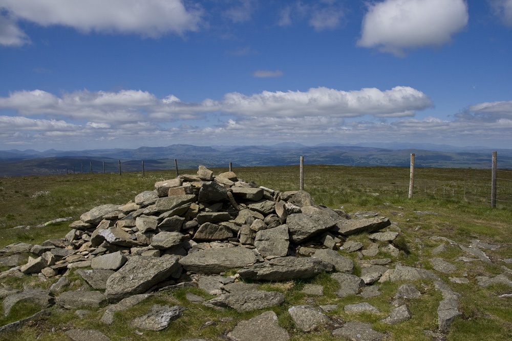 Photograph of Summit Cairn on Moel Sych