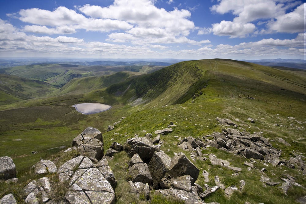 Photograph of The Berwyn Ridge Looking South