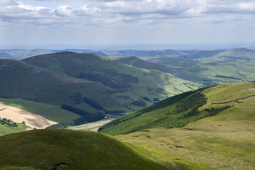 Eastern Berwyns from Cadair Berwyn