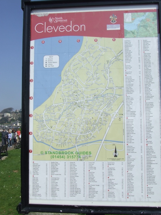 Clevedon Map