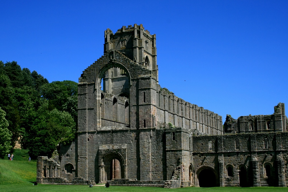 Fountains Abbey, North Yorkshire.