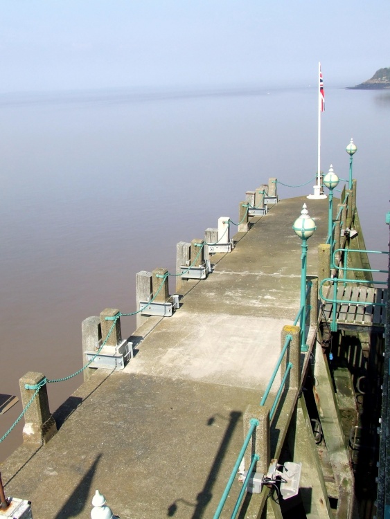 The end of Clevedon Pier
