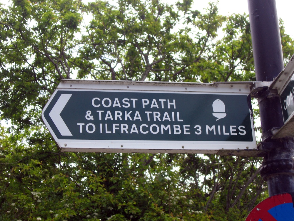 South West Coast path from Ilfracombe to Lee Bay