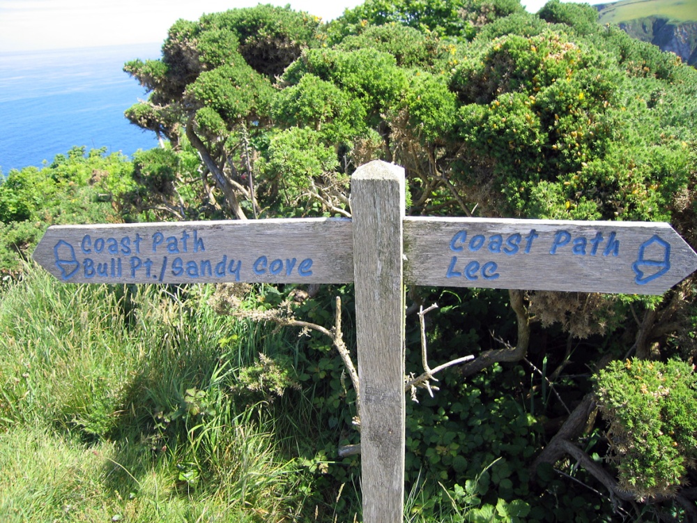 South West Coast path from Lee Bay to Bull Point
