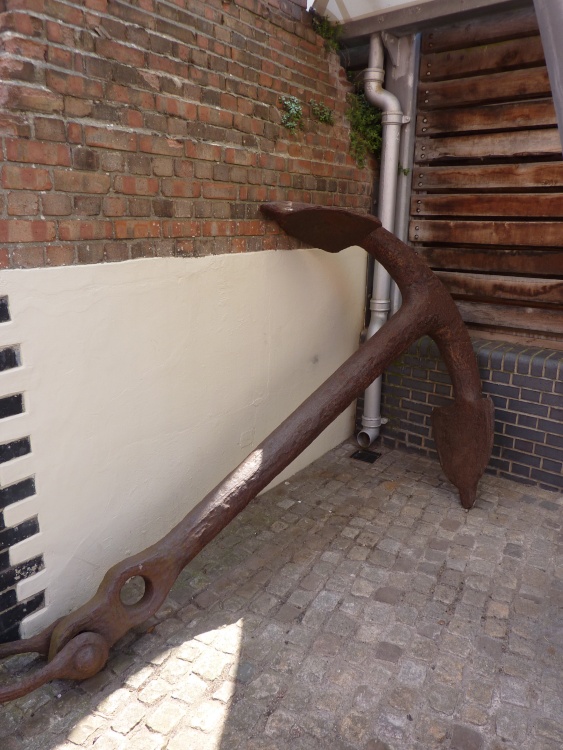 An old Anchor at the Time and Tide Museum