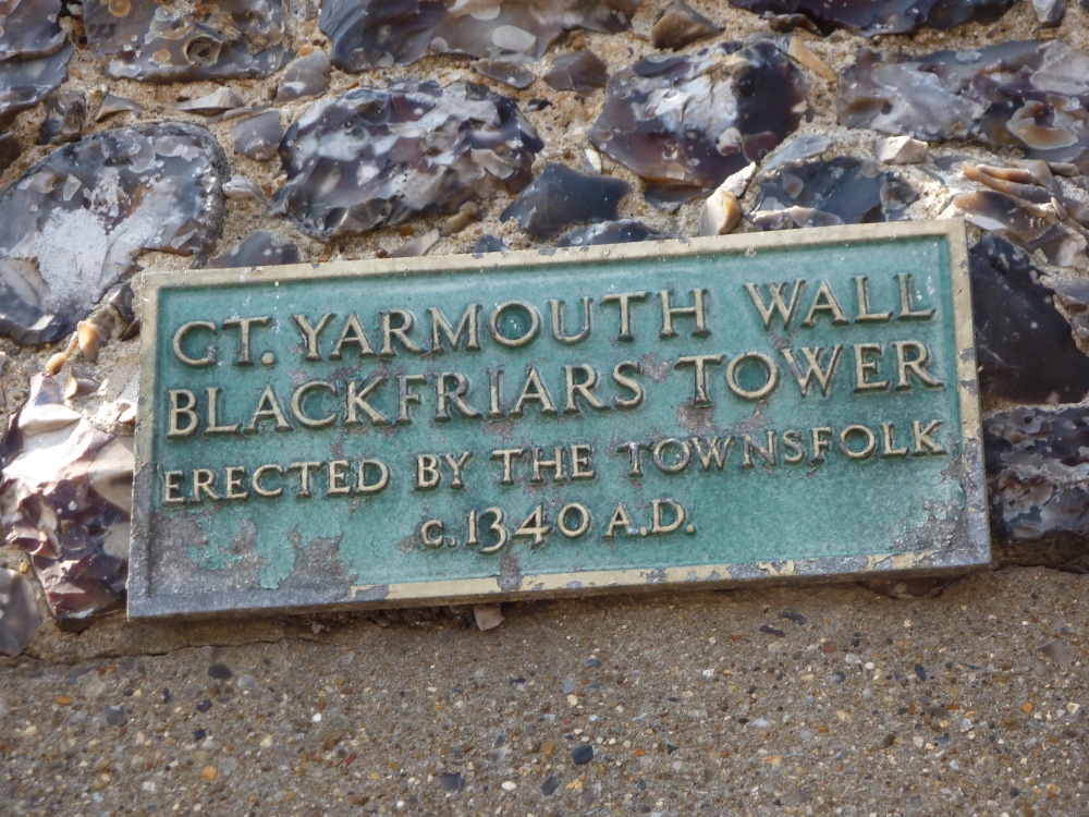Blackfriars Tower plaque