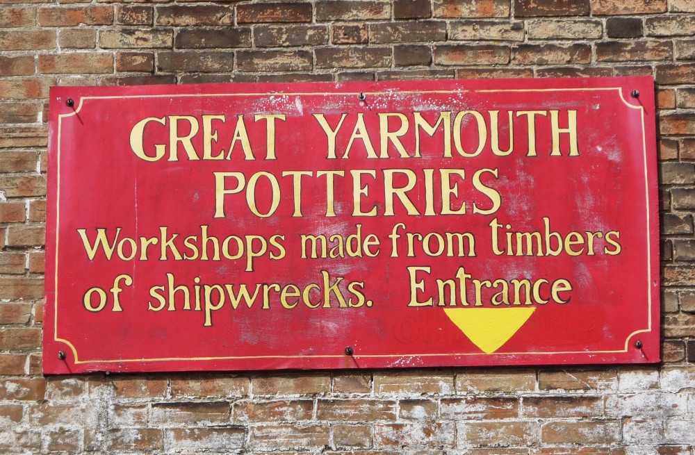 The Potteries Plaque photo by Peggy Cannell