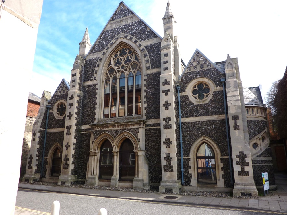 Looks like a former Church but is now offices