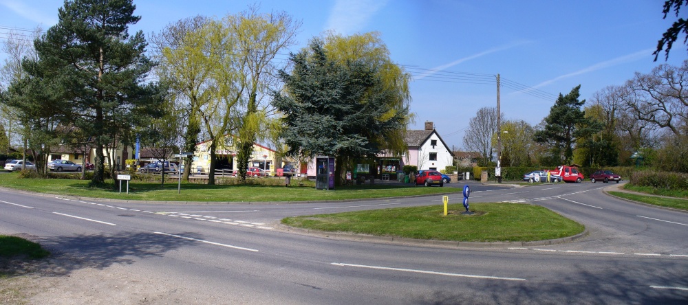 Bacton village scene