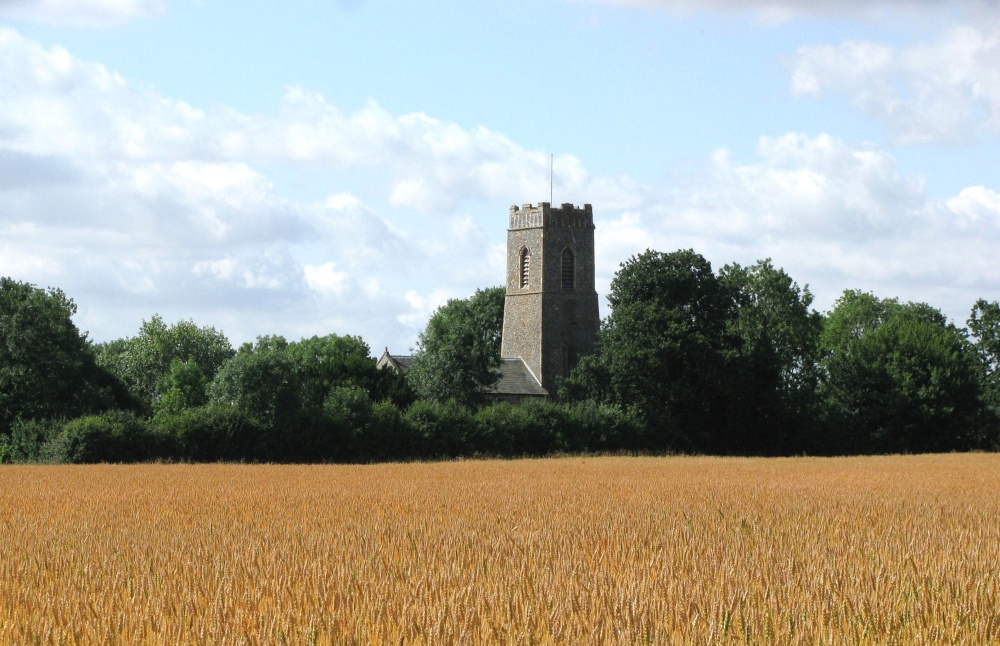 St. Peters across the fields