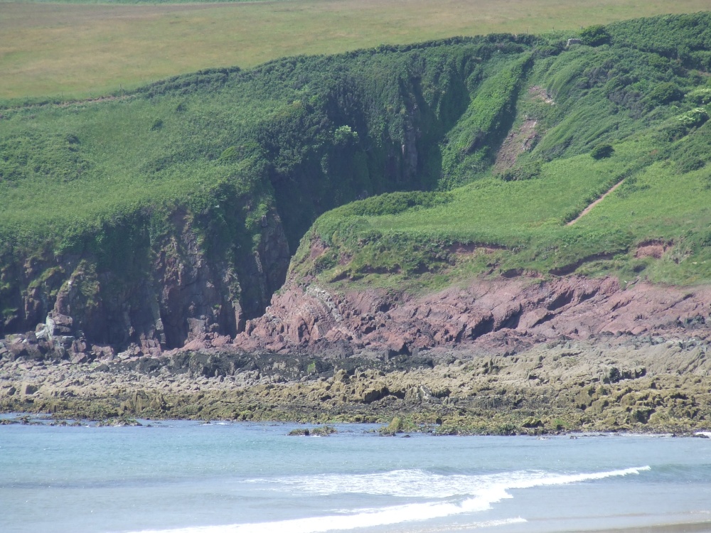 View from Manorbier Beach