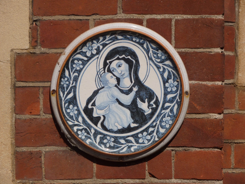 Plaque on St. Edmunds RC Church