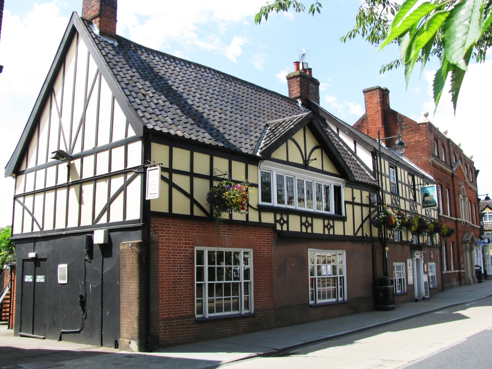 The Fleece Public House, opposite the Church
