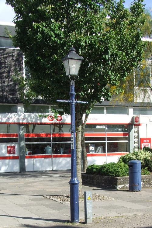 Post Office and Street Lamp, Abergavenny