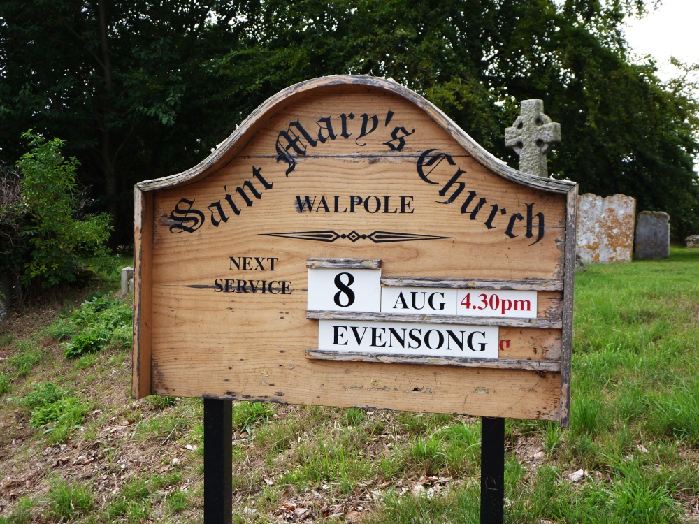 Photograph of Church Notice Board