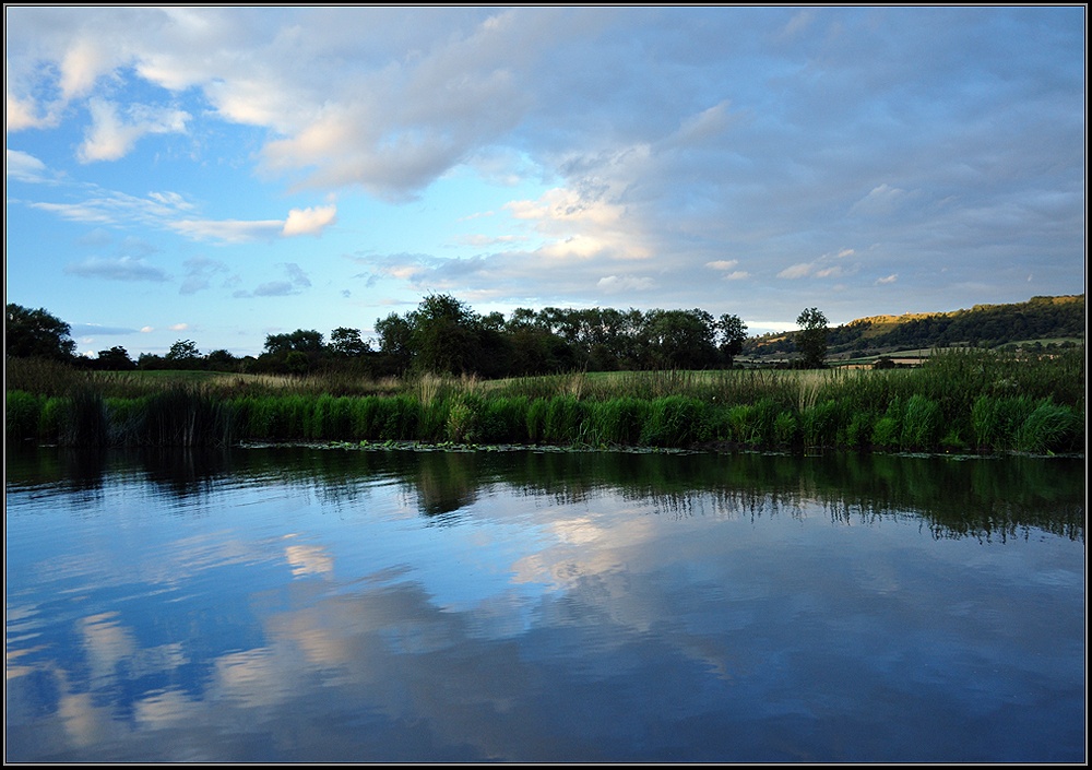 Sunlight on top of Bredon Hill.