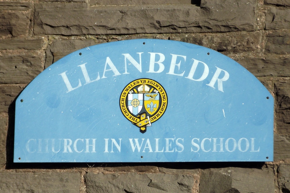 Llanbedr Church in  Wales School