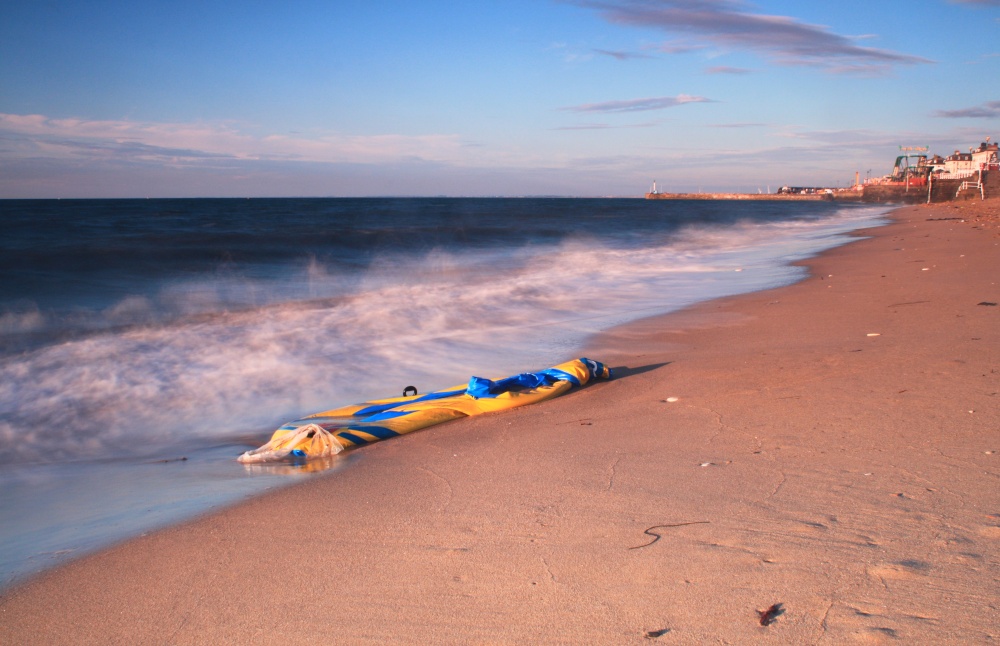 A bit washed up and deflated