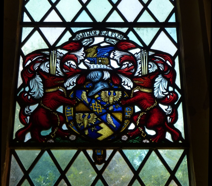 Stained Glass Window in the Church.