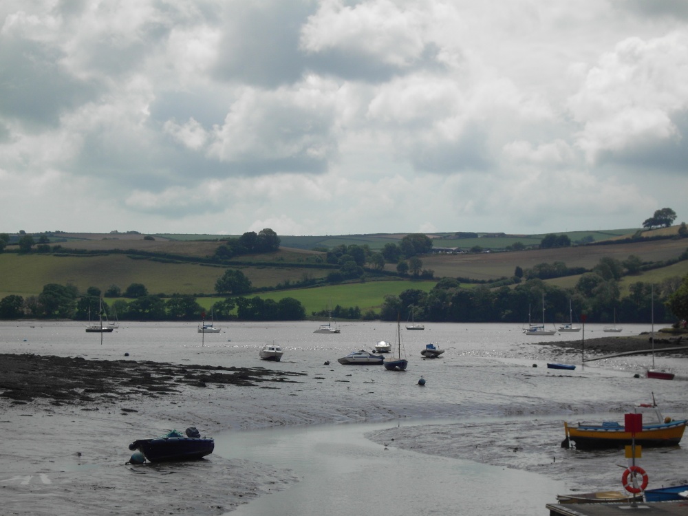 Stoke Gabriel at low tide.