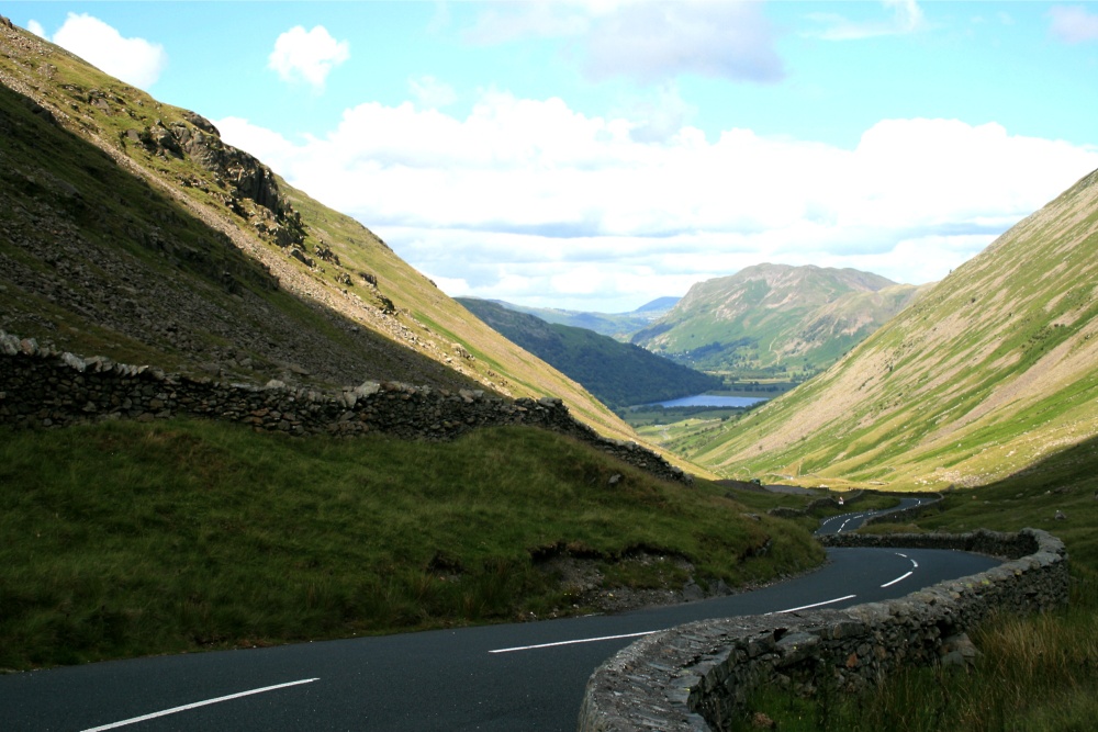 Kirkstone Pass, Cumbria. Brotherswater is in the distance.