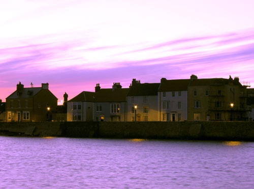 Hartlepool Town Wall at Dusk