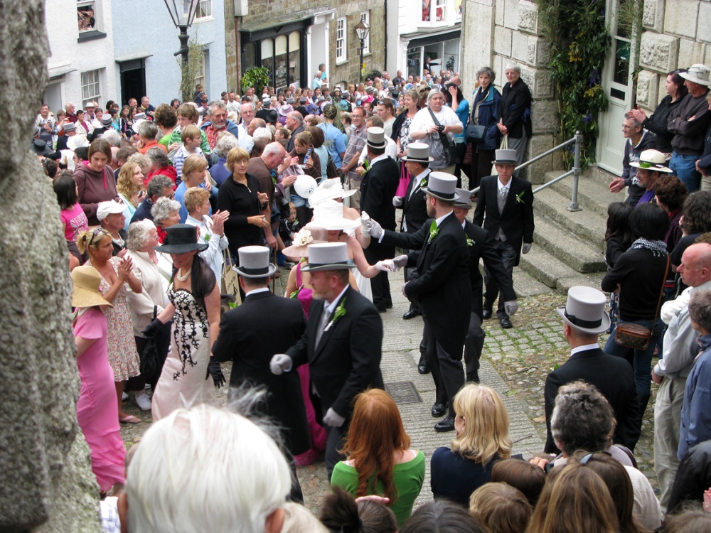 Flora Day dancers, Helston -The Furry Dance (Principal Dance)