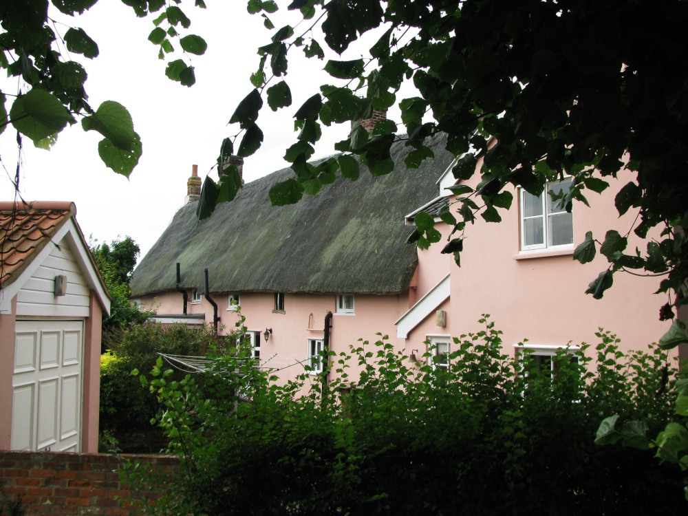 Churchyard Cottages taken from the Graveyard
