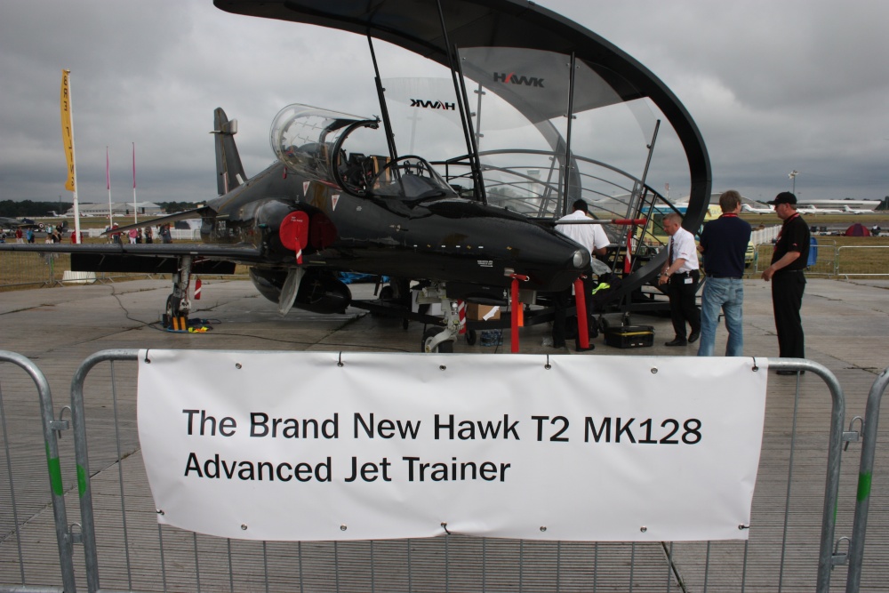 At Farnborough Air Show