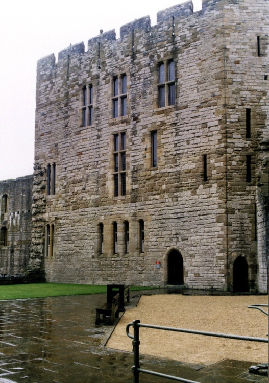 Inside the Castle on a rainy day.