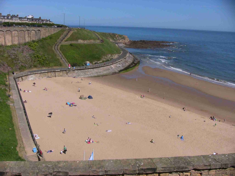 Public beach at the bottom of East Street, Tynemouth