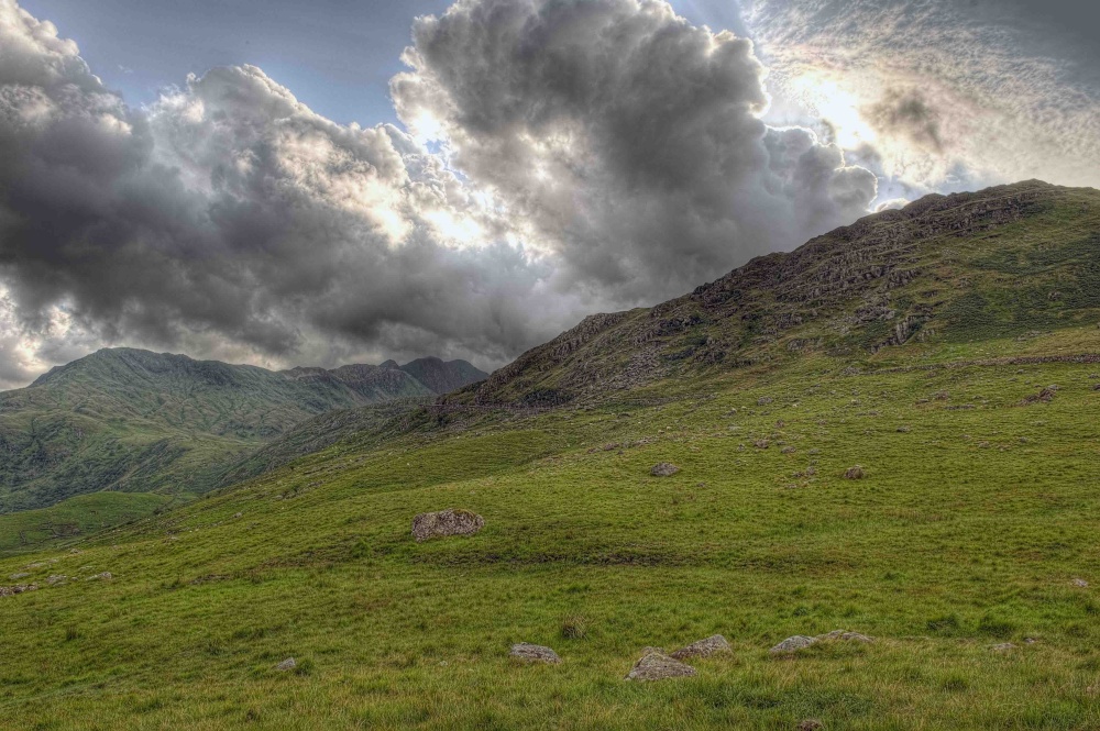 Photograph of Interesting Sky over Snowdonia