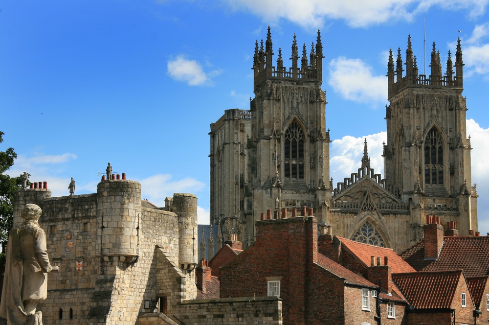 Rooftops and York Minster