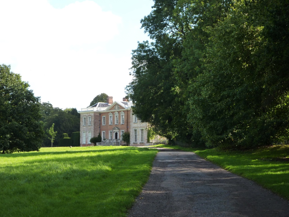 Approaching Sotterley Hall