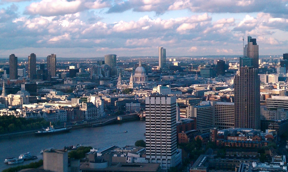 London Skyline from The London Eye