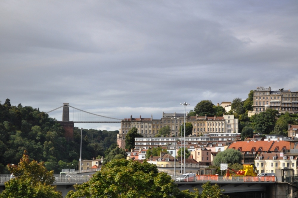 Bristol - Clifton Suspension Bridge in the distance