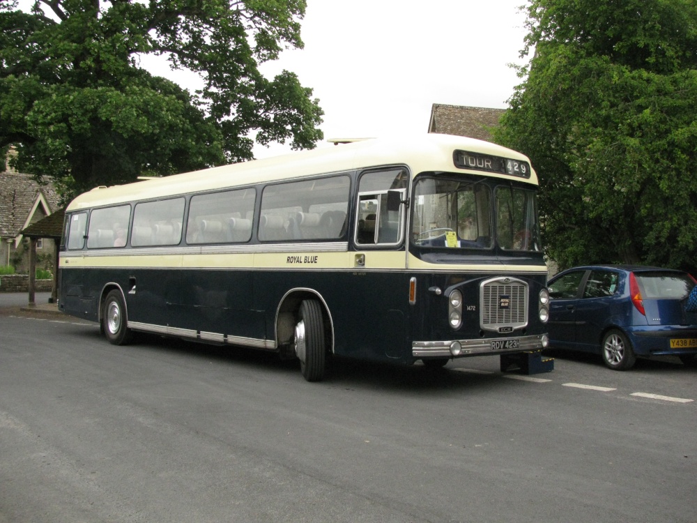Photograph of Royal Blue Coach